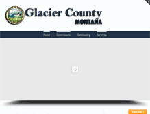 Tablet Screenshot of glaciercountygov.com